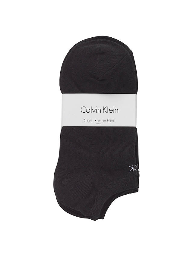 Calvin Klein No Show Liner Socks in Black for Men - Lyst