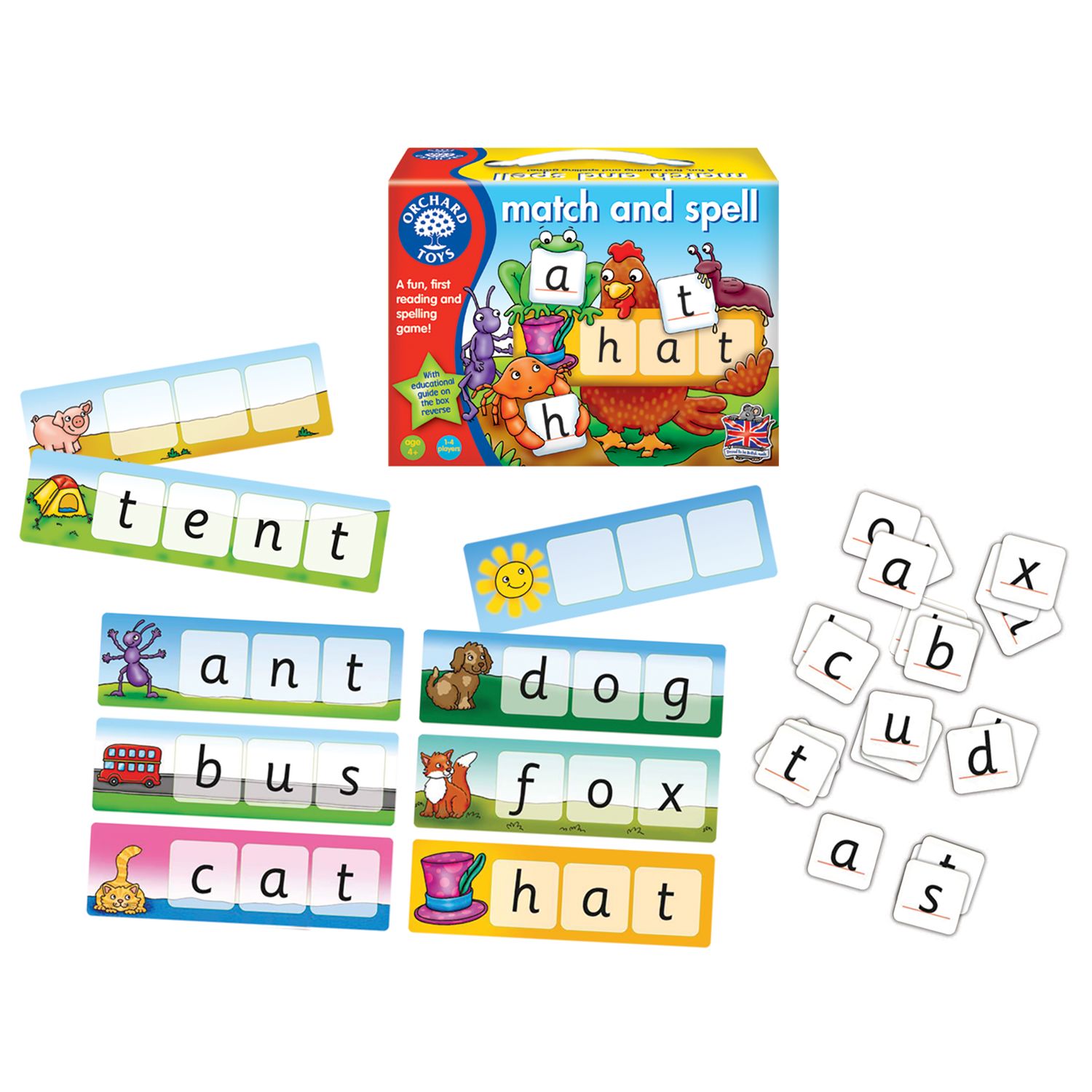 orchard toys match and spell