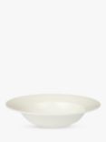 John Lewis Luna Fine China Soup Bowl, Natural, 22.3cm