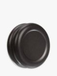 John Lewis & Partners Black Waxed Double Stud Finial, Dia.25mm