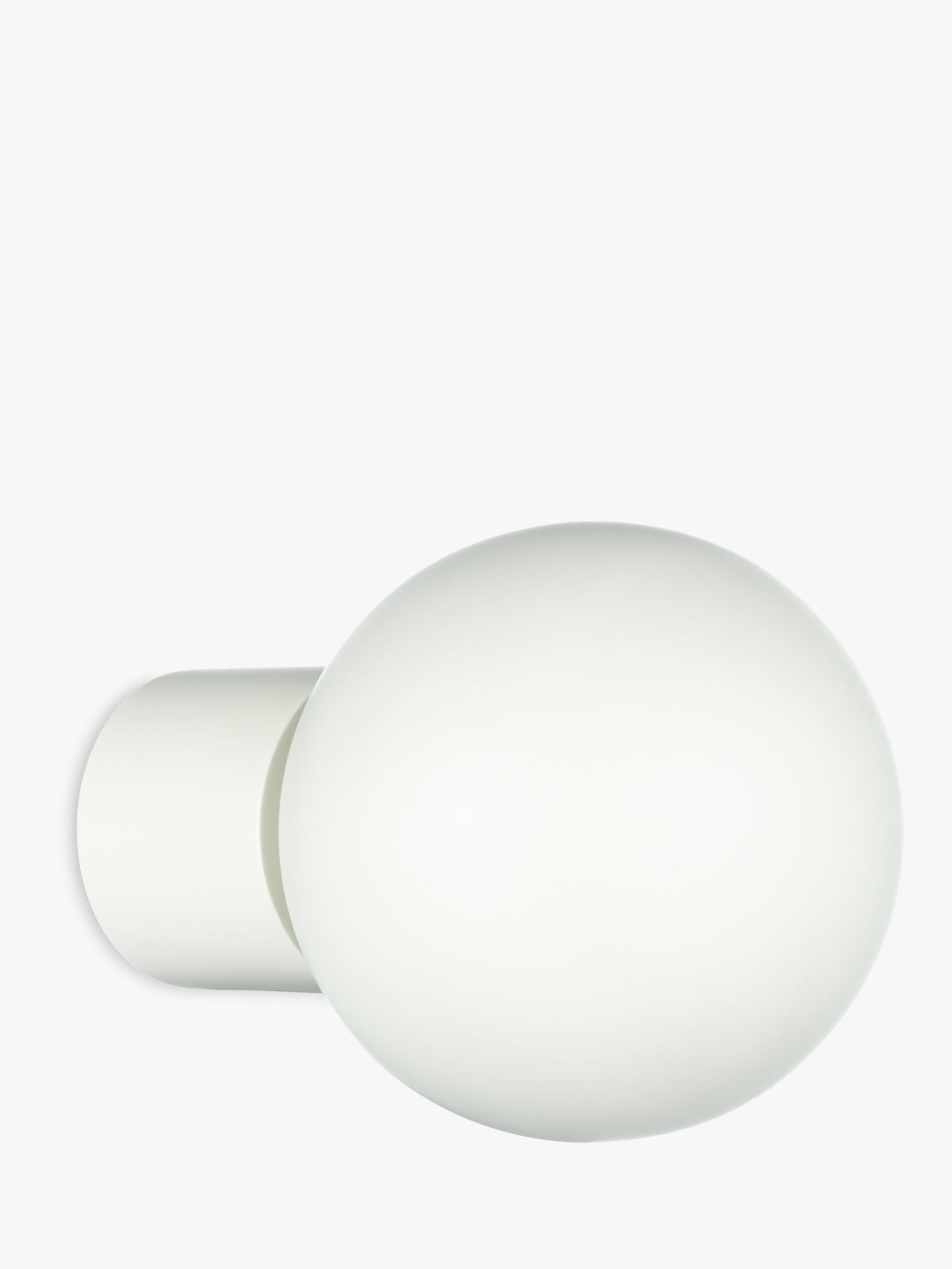 John Lewis Chalk White Metal Ball Finial Review