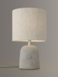 John Lewis Meryl Concrete Switch Table Lamp, Grey