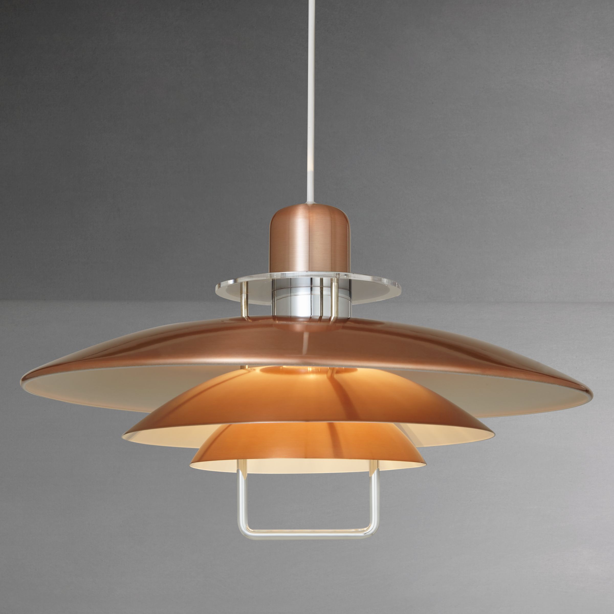 Belid Felix Rise And Fall Pendant Light Copper At John Lewis