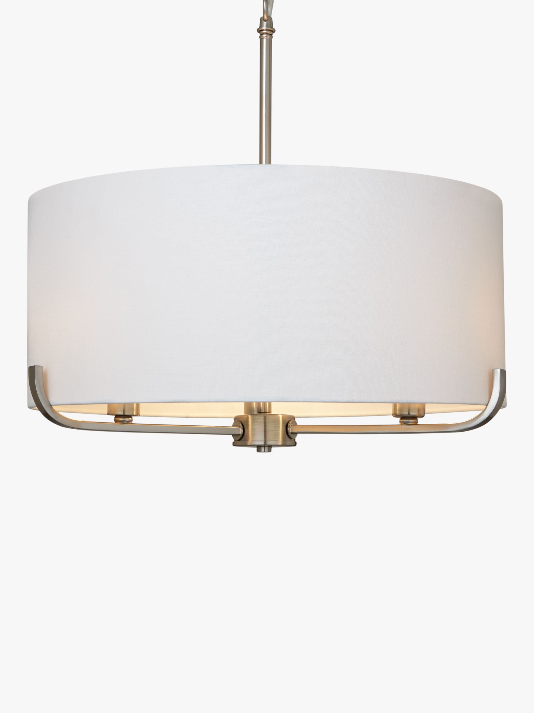 John Lewis Partners Jamieson Pendant Satin Nickel At John Lewis