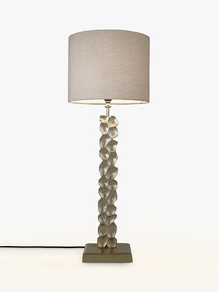 Pacific Lifestyle Mere Sculptured Slim Rectangle Table Lamp, Champagne