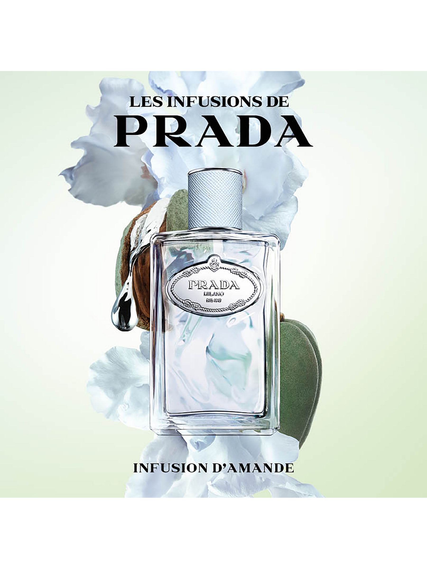 Prada Les Infusions de Prada Amande Eau de Parfum, 100ml at John Lewis &  Partners