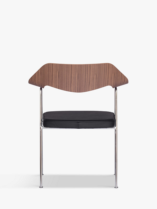 Case Robin Day 675 Chair, Walnut and Chrome Frame