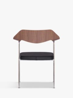 Case Robin Day 675 Chair, Walnut and Chrome Frame