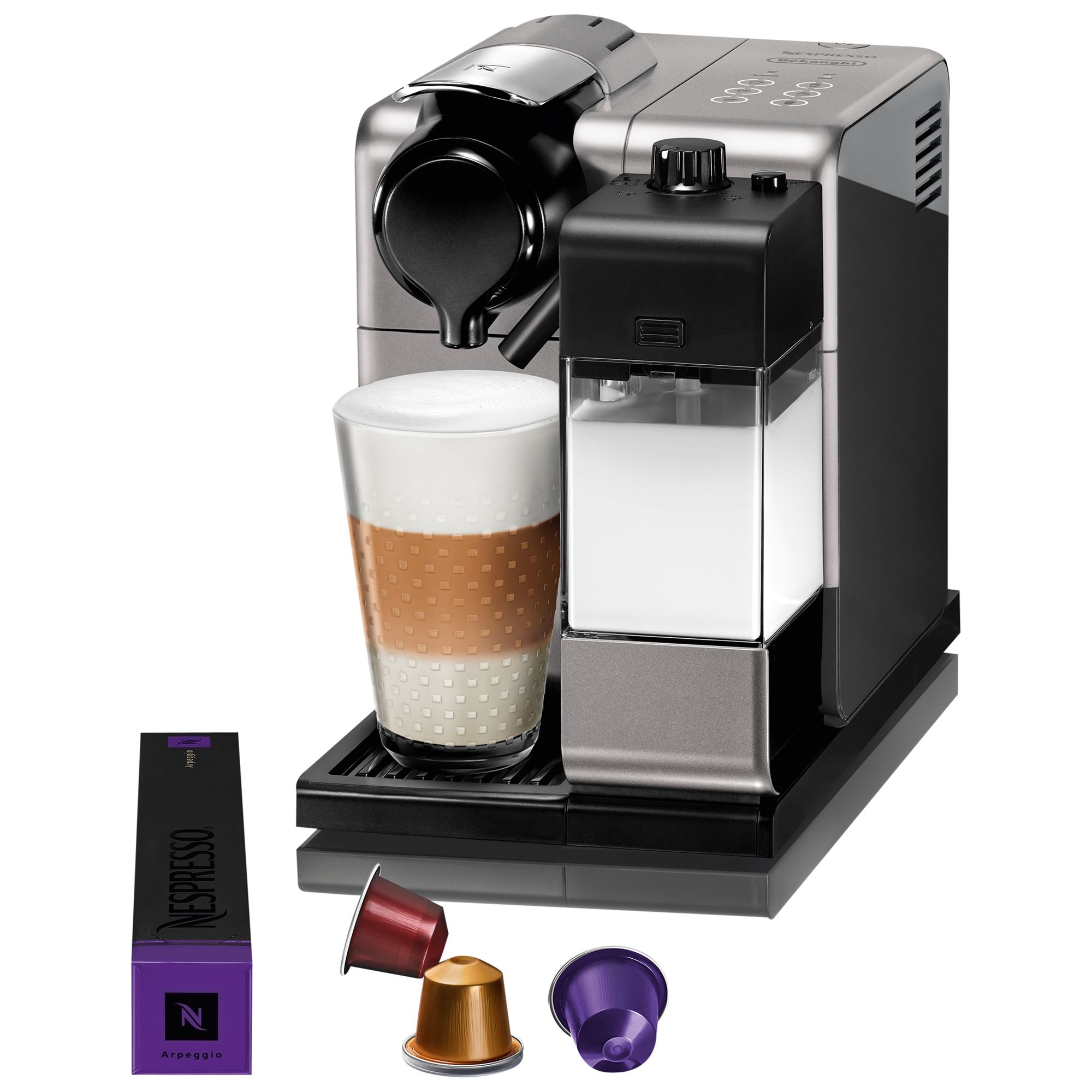 greedy fuzzy Ripen Nespresso EN 550 Lattissima One Touch Coffee Machine by De'Longhi