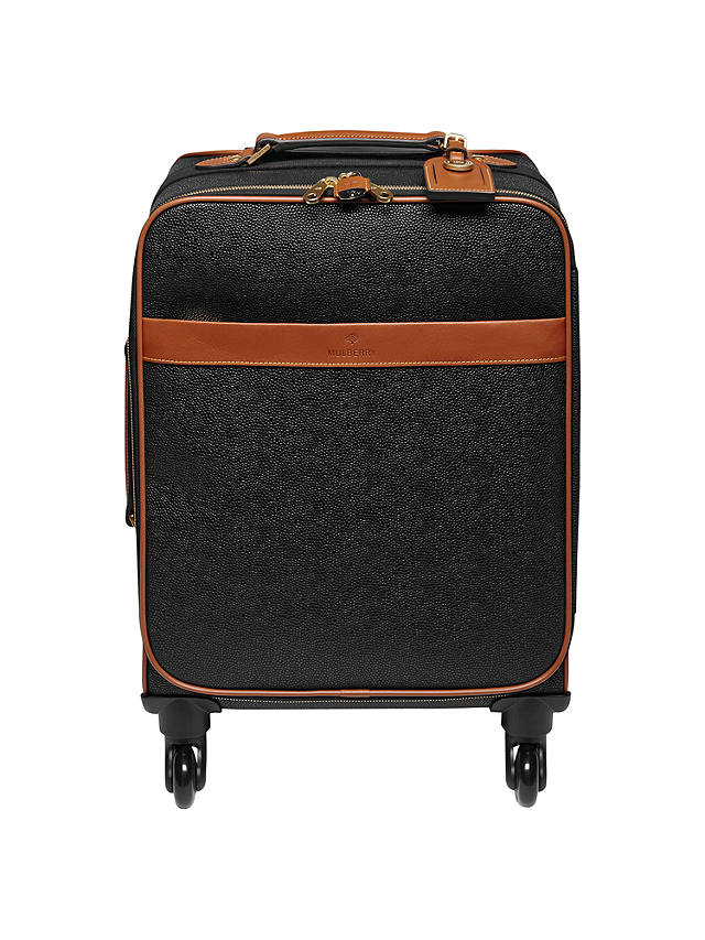 Mulberry Scotchgrain 4-Wheel Cabin Suitcase