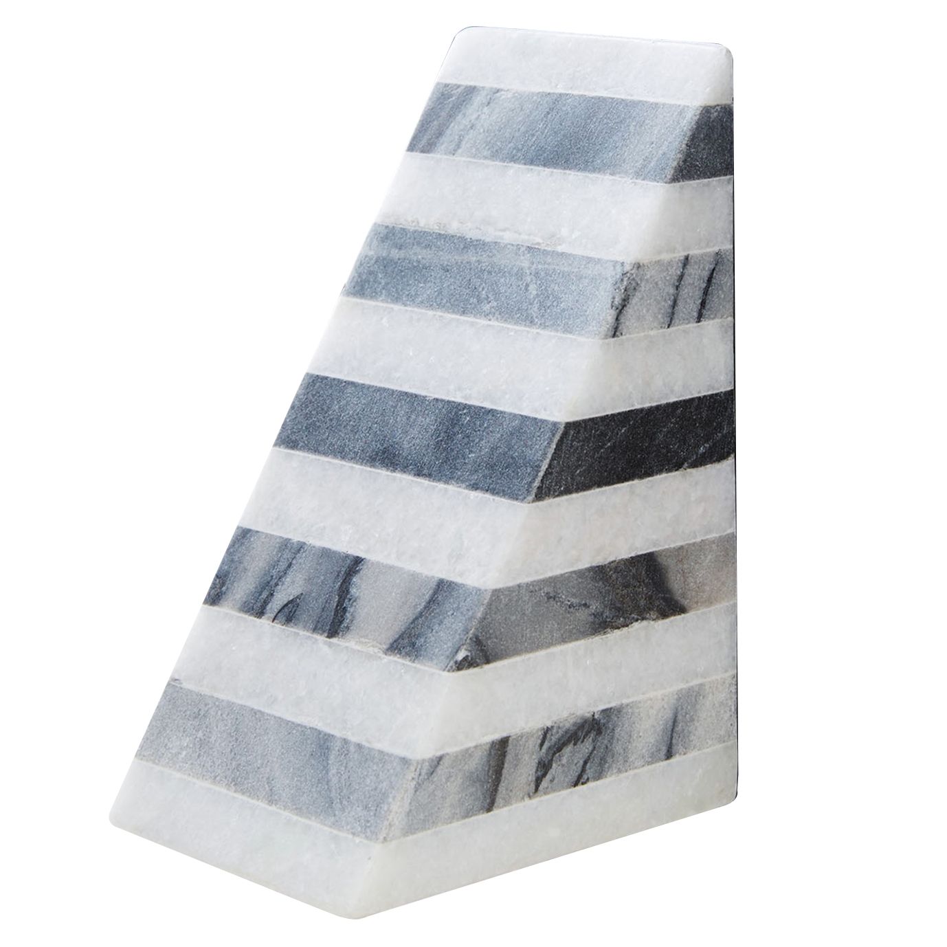 West Elm Geometry Bookend Black White At John Lewis Partners