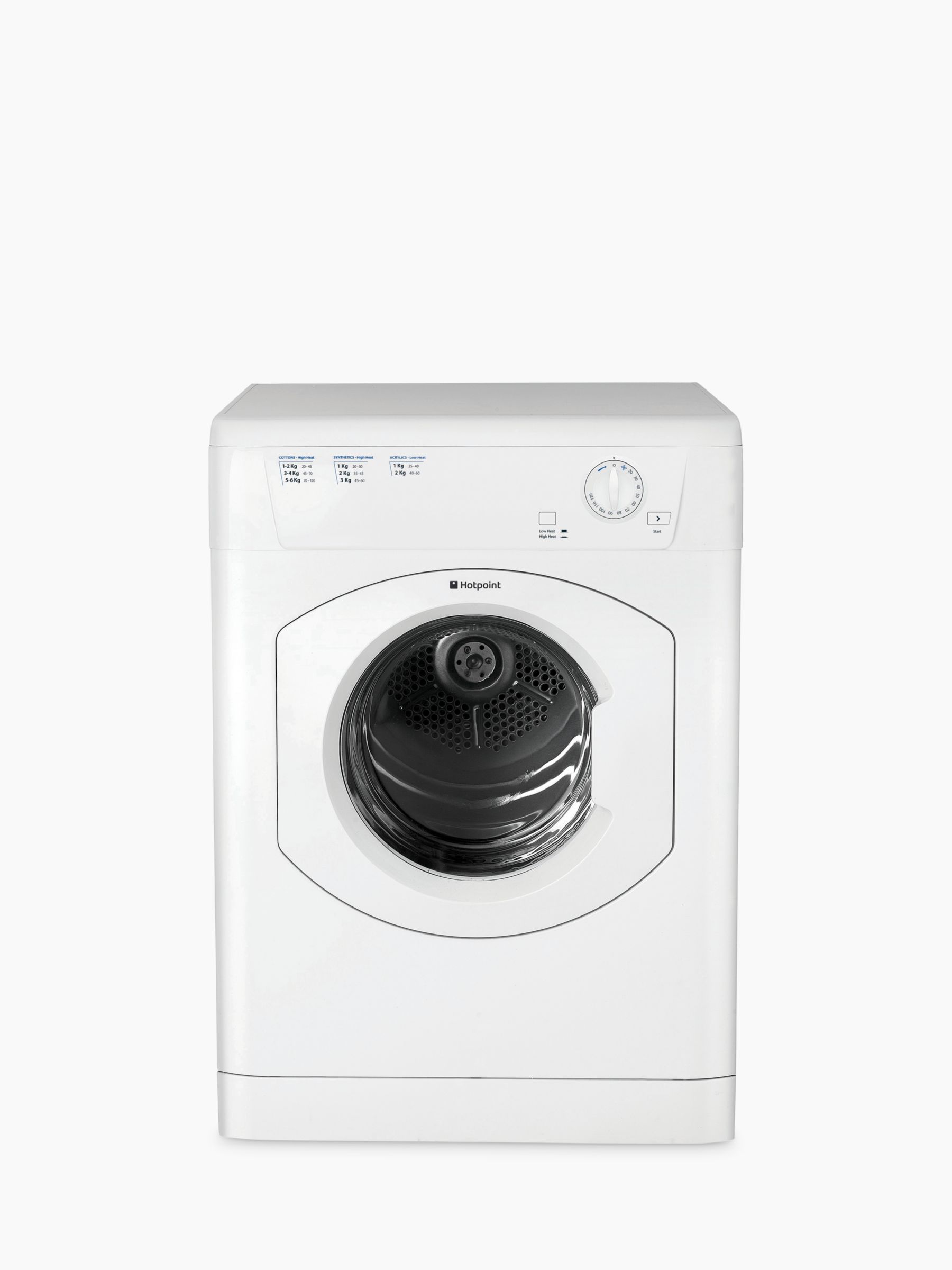Hotpoint FETV60CP First Edition Vented Tumble Dryer, 6kg Load, C Energy Rating, White