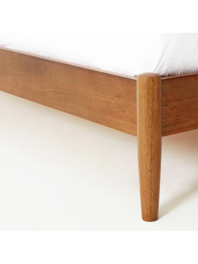 West elm simple bed frame deals acorn