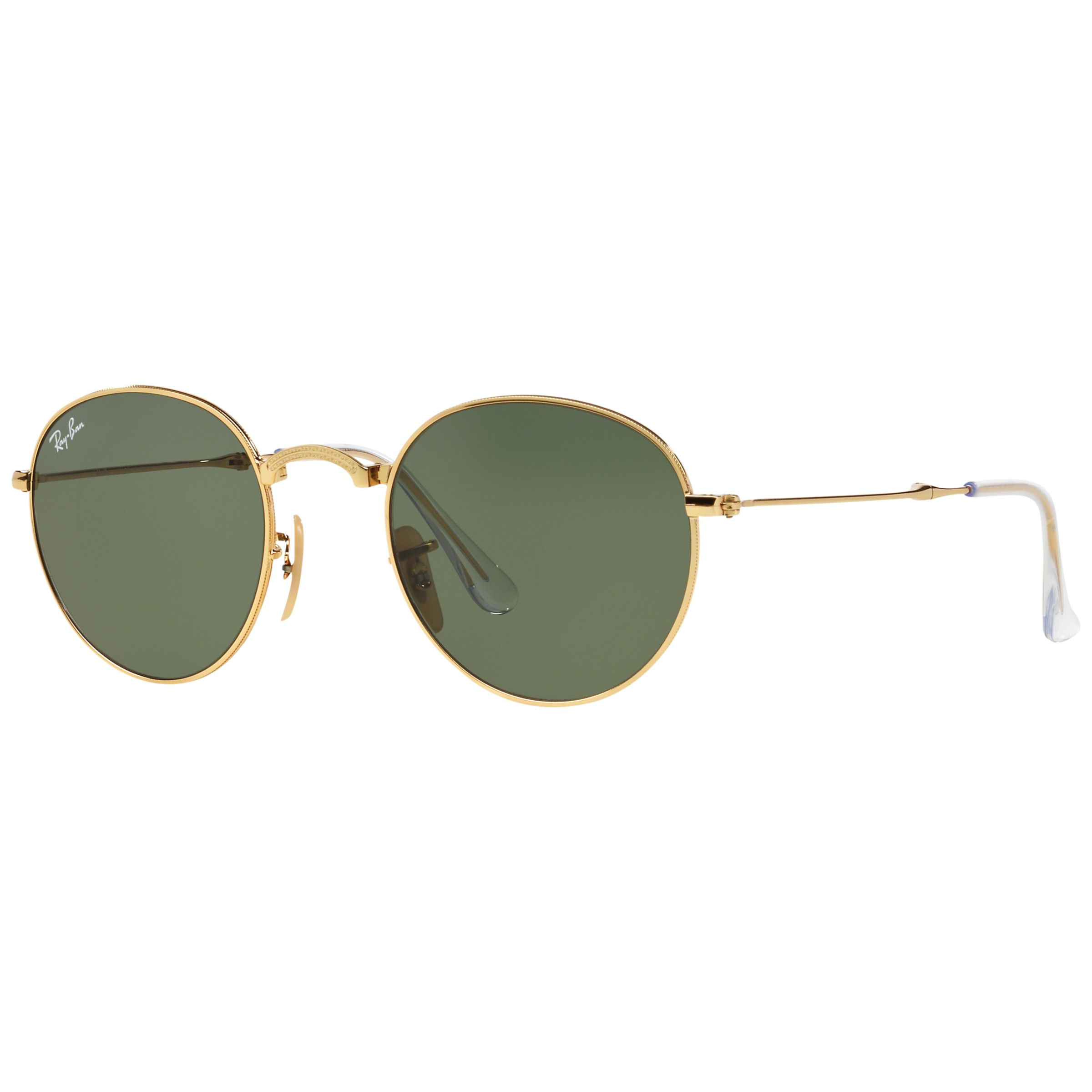 Ray Ban Rb3532 Round Metal Folding Sunglasses At John Lewis And Partners