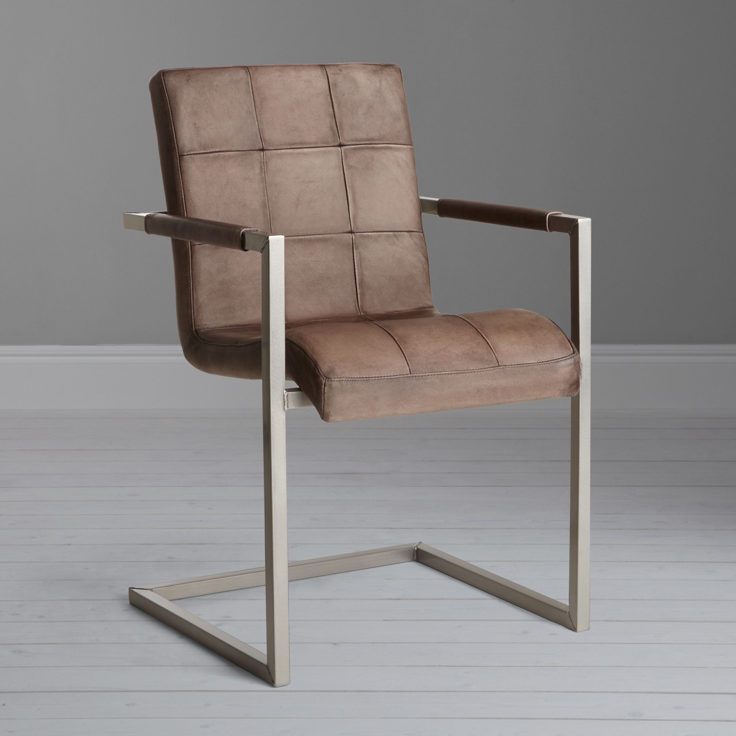 John Lewis & Partners Classico Leather Office/Dining Chair at John