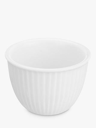 John Lewis Porcelain Custard Pot, 8.5cm, White