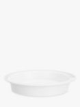 John Lewis Porcelain Round Pie Oven Dish, 23cm, White