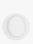 John Lewis Porcelain Round Pie Oven Dish, 23cm, White