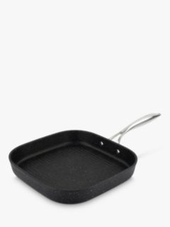 Eaziglide Neverstick2 Aluminium Non-Stick Square Grill Pan, 28cm