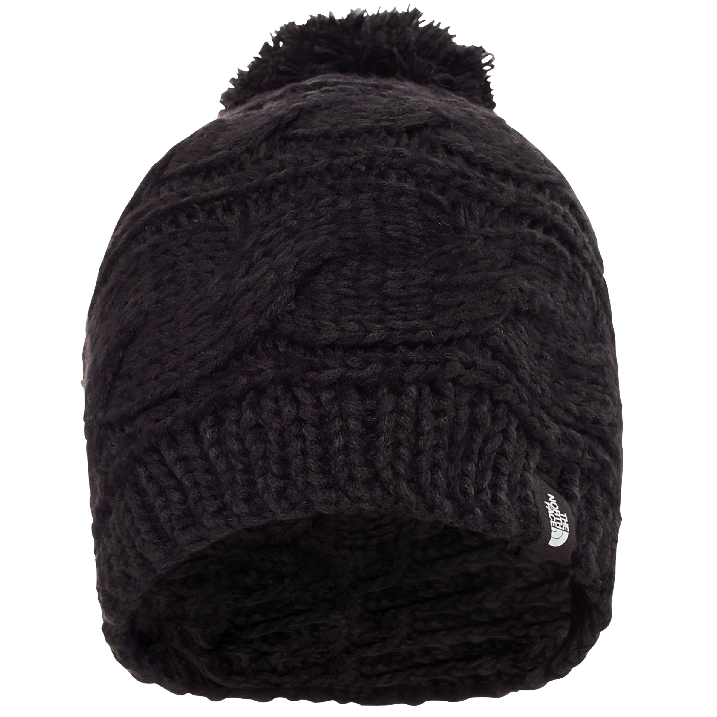 north face women's triple cable pom beanie