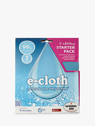 E-Cloth Starter Pack, Set of 5 Cloths
