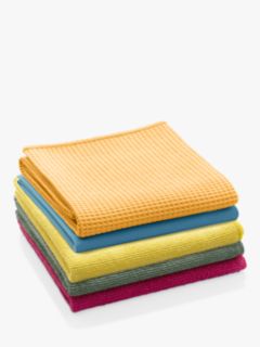 E-Cloth Starter Pack, Microfiber Cleaning Cloth, 5 Cloth Set, Blue