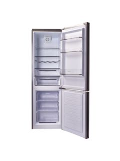 Hoover Wizard HF18XK Freestanding Wi-Fi Fridge Freezer, A+ Energy Rating, 60cm Wide, Stainless Steel