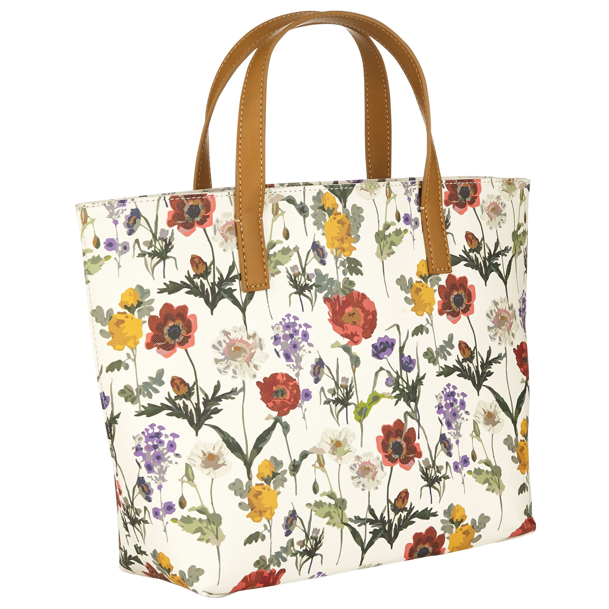 Buy John Lewis Floral Print Grab Bag, Multi | John Lewis