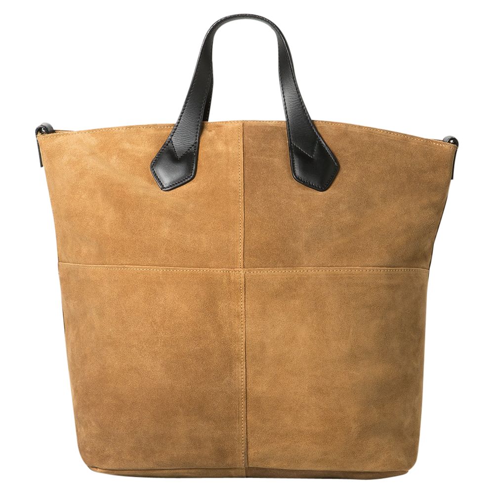 mango suede shopper bag