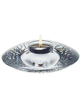 Orrefors Discus Votive Candle Holder, Clear