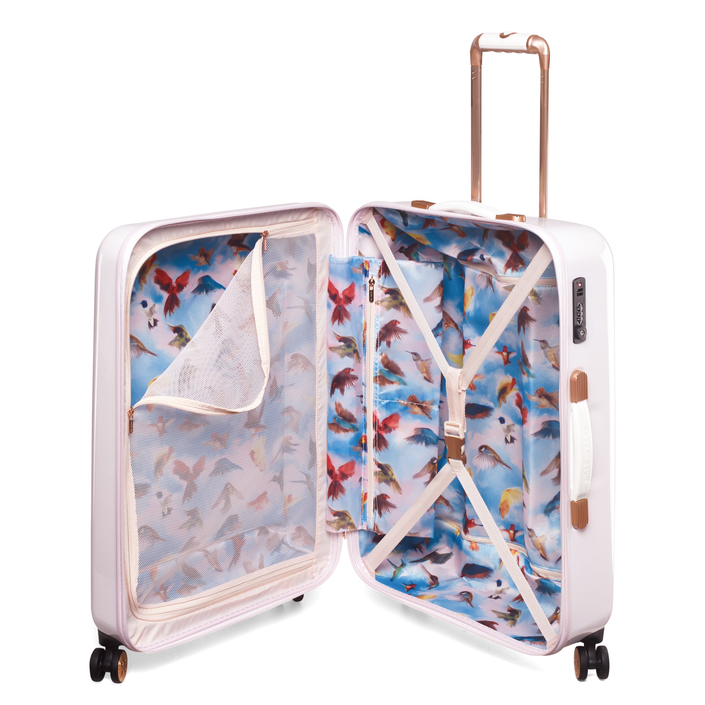 Ted Baker Small Hanging Gardens Four Wheel Suitcase - Pink
