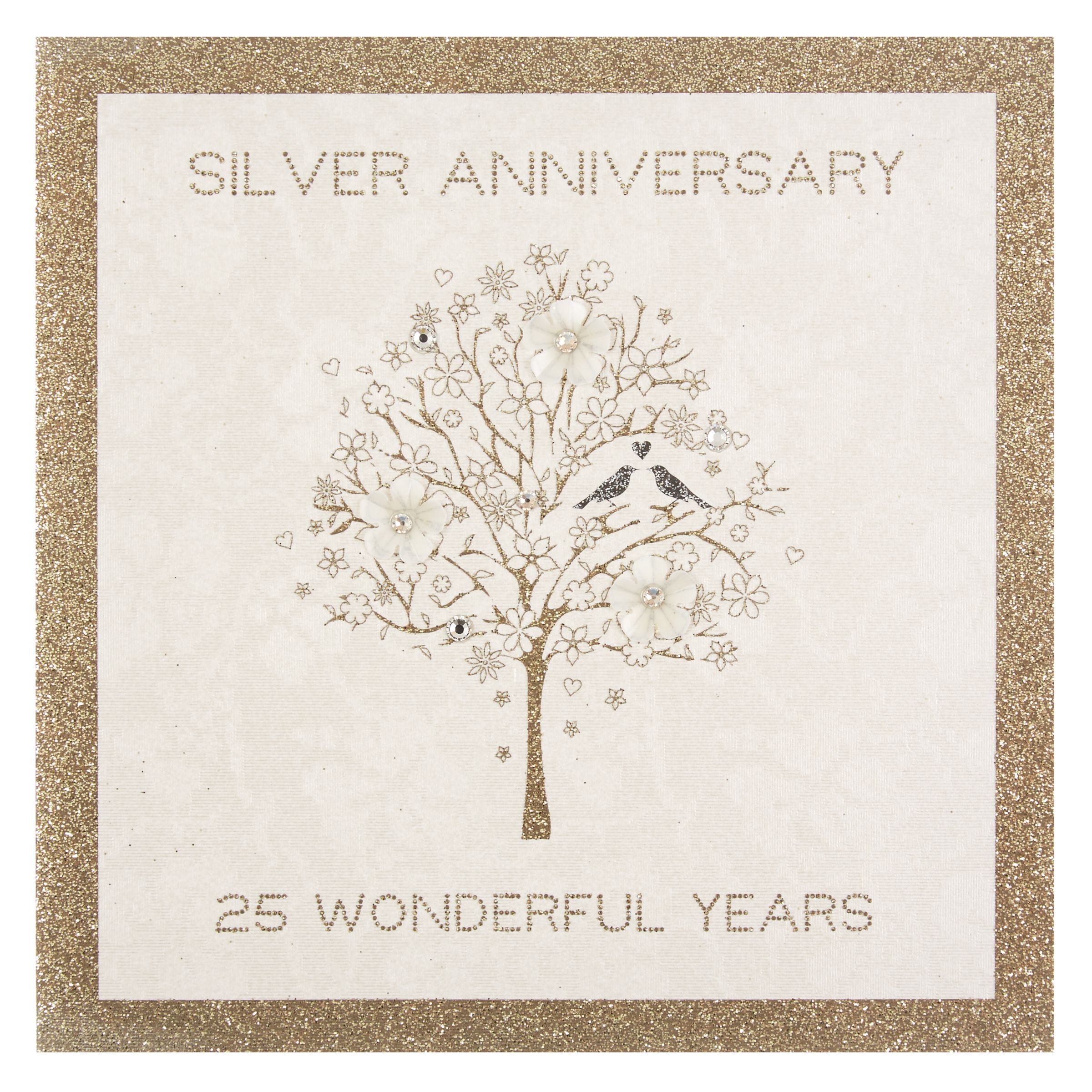 Five Dollar Shake Silver Anniversary Card 25 Wonderful Years At John Lewis Partners