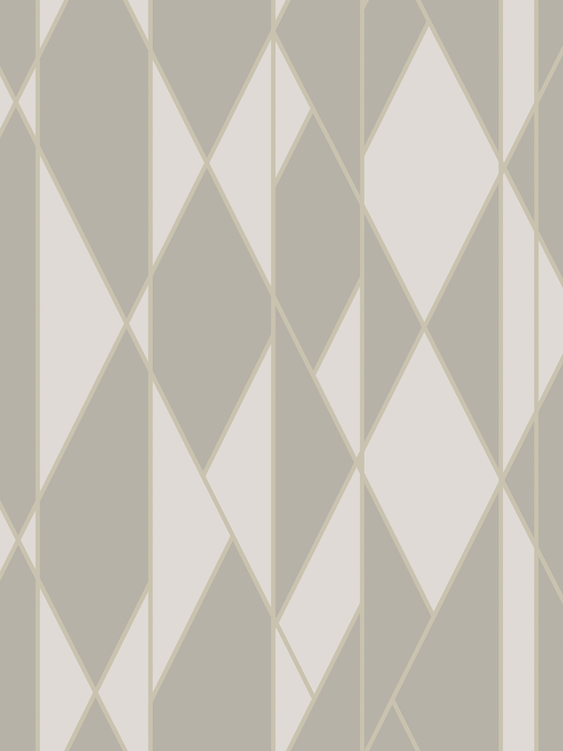 Cole & Son Oblique Wallpaper, Grey / White, 105/11046