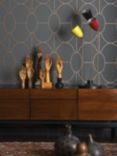 Cole & Son Riviera Wallpaper, Charcoal, 105/6029