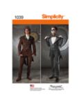 Simplicity Men's Cosplay Costumes Sewing Pattern, 1039
