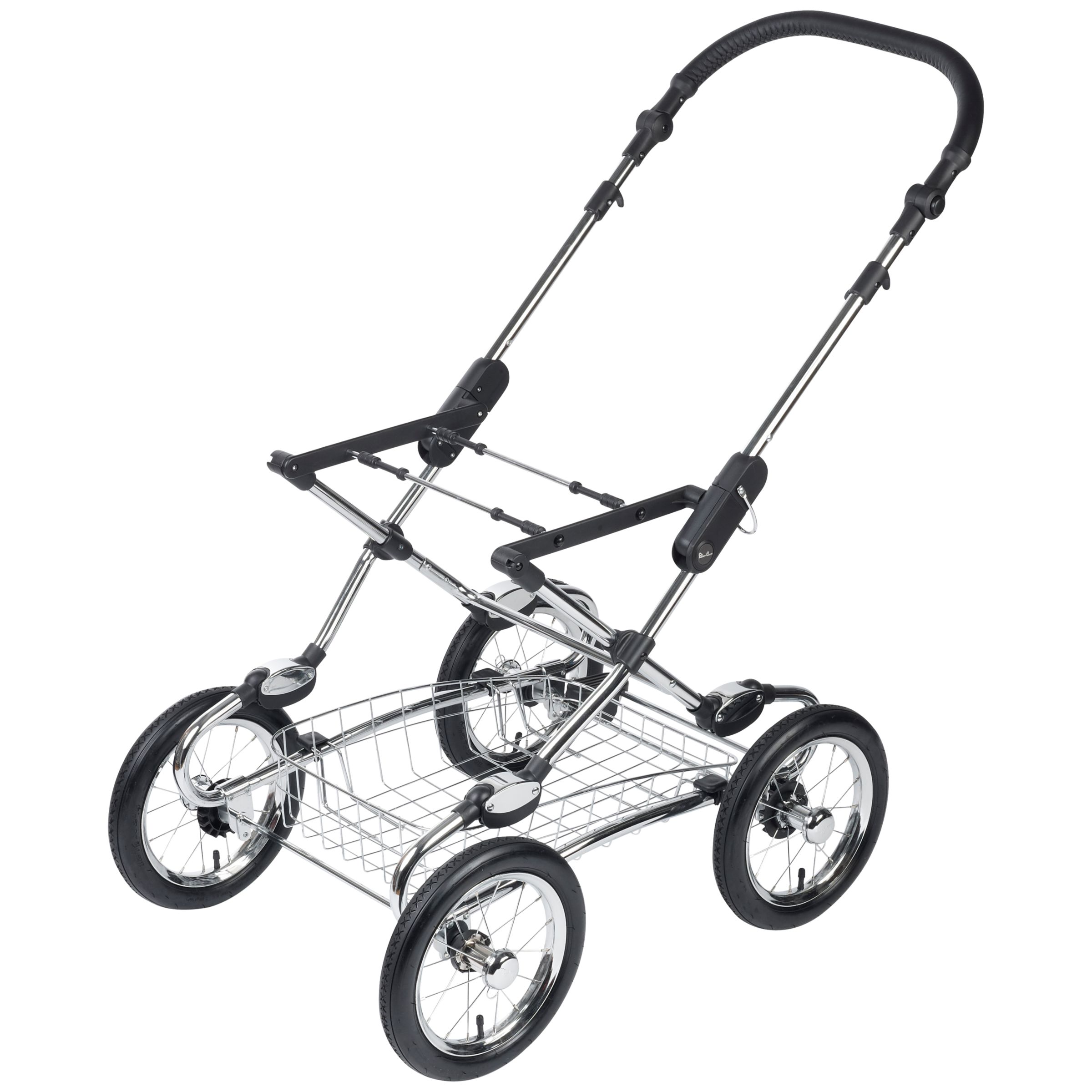 how to clean chrome pram chassis