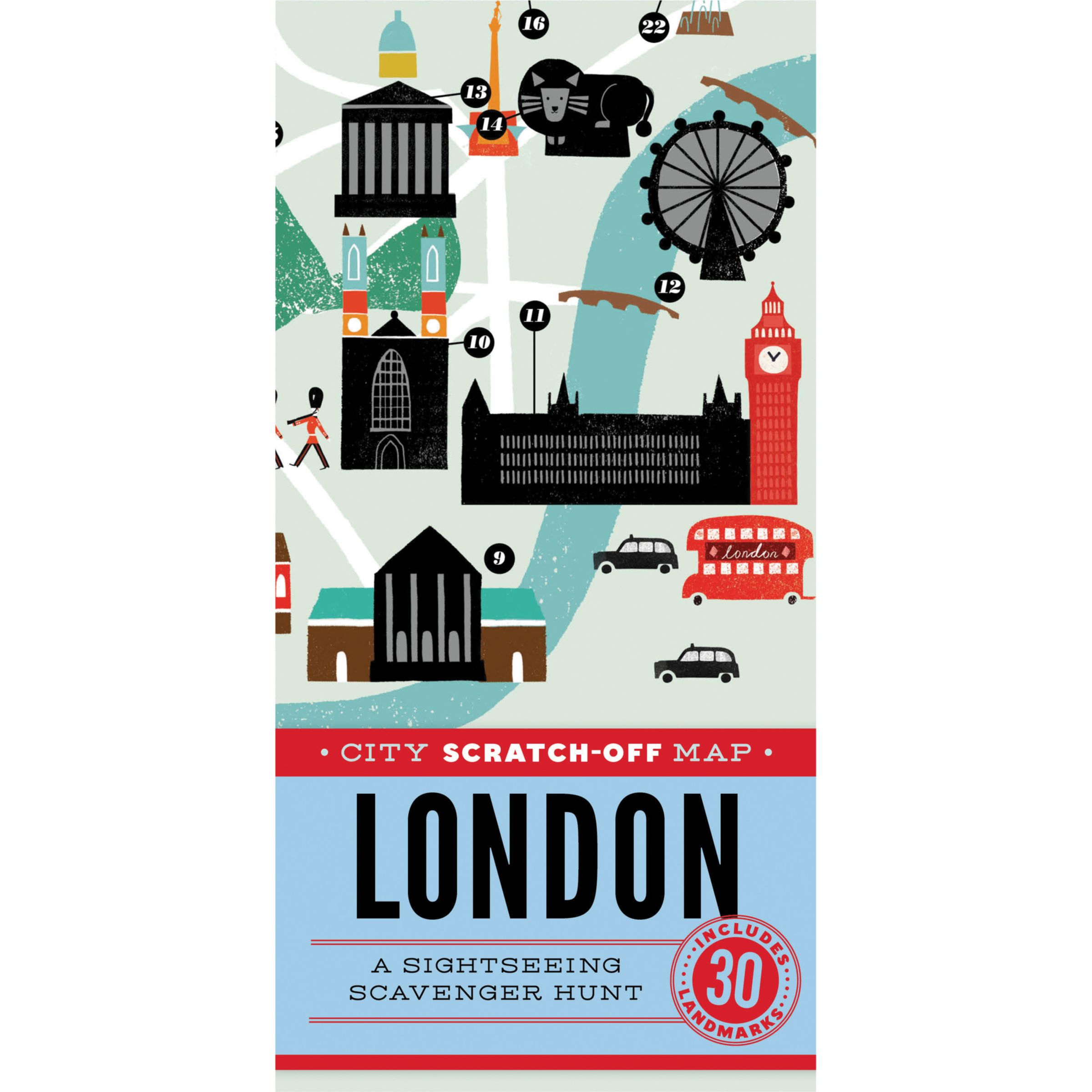 City Scratch-off Map: London (£10)