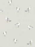 John Lewis Seagulls PVC Tablecloth Fabric, Smoke
