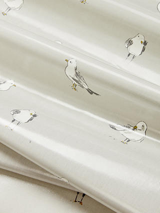 John Lewis & Partners Seagulls PVC Tablecloth Fabric, Smoke