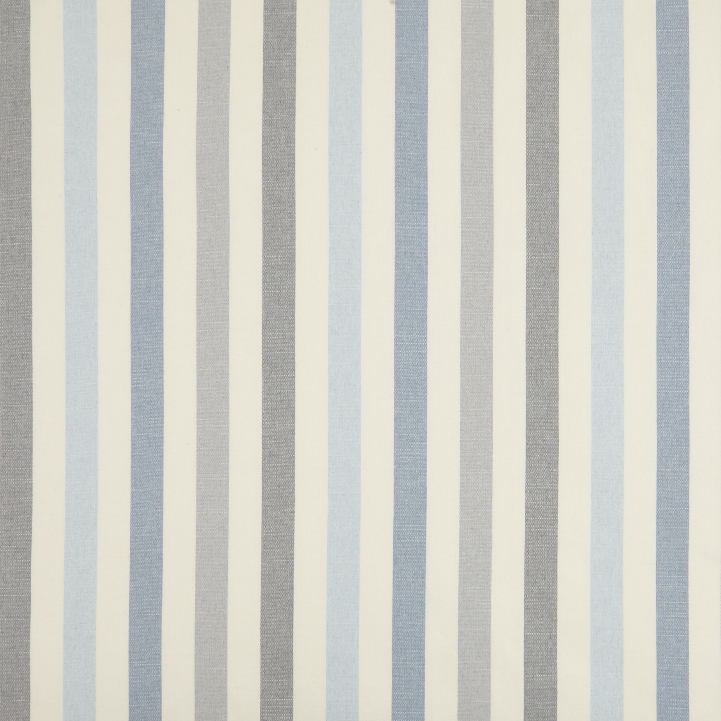 John Lewis Penzance Stripe Made to Measure Curtains, Blue