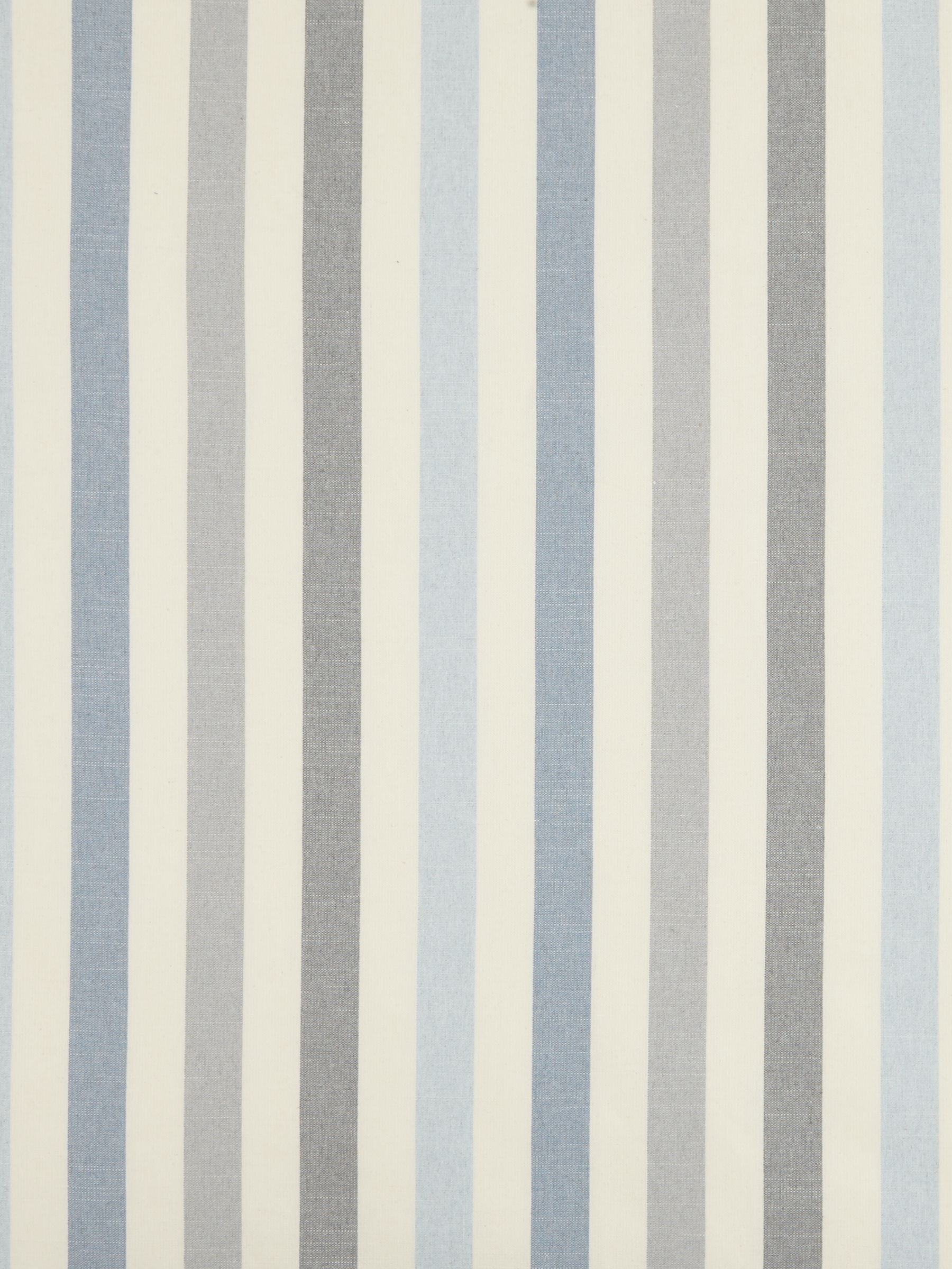 John Lewis Penzance Stripe Made to Measure Curtains, Blue