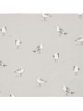 John Lewis & Partners Seagulls Made to Measure Curtains or Roman Blind, Smoke