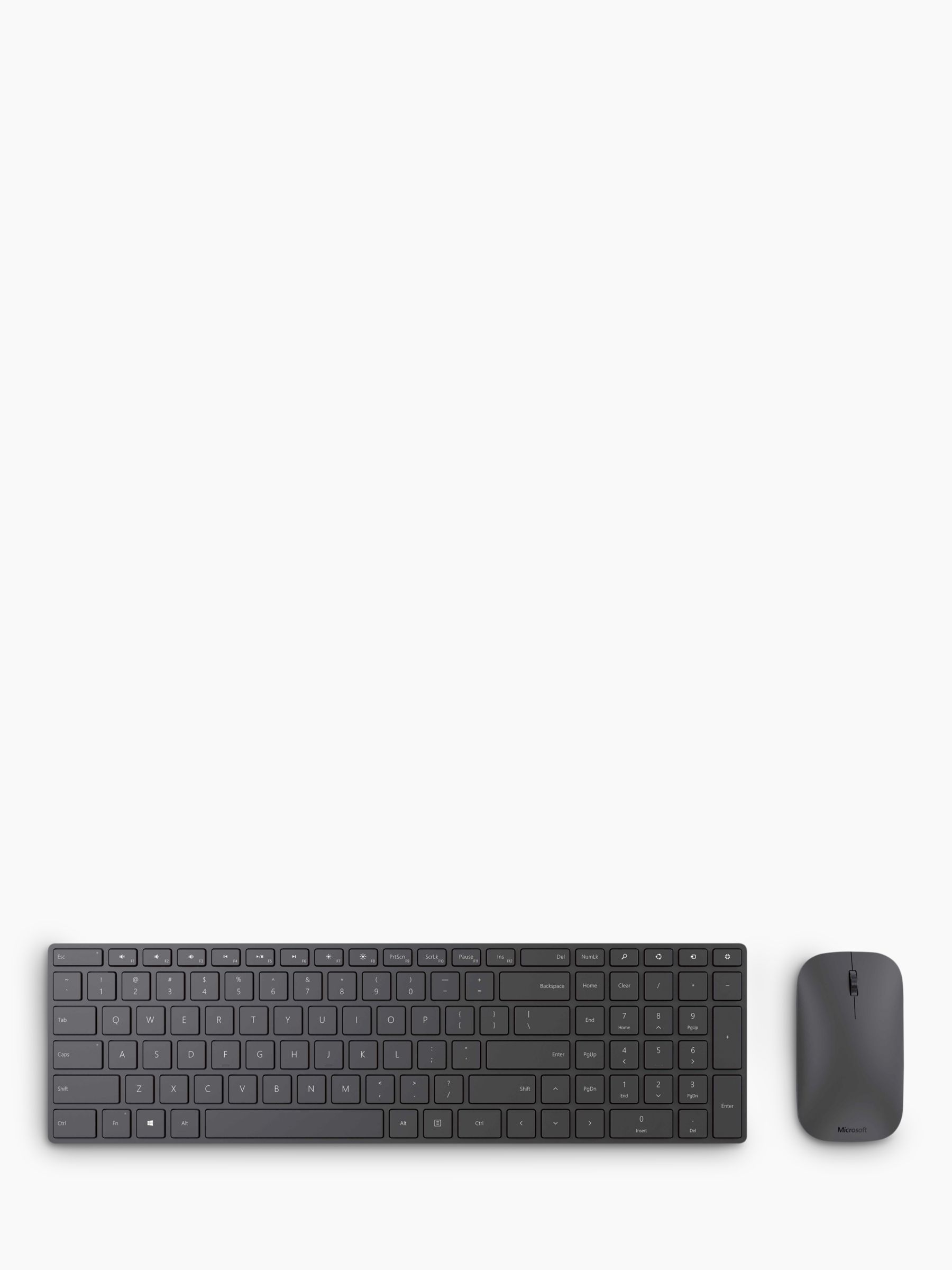 Microsoft Designer Bluetooth Desktop Keyboard and Mouse, Black