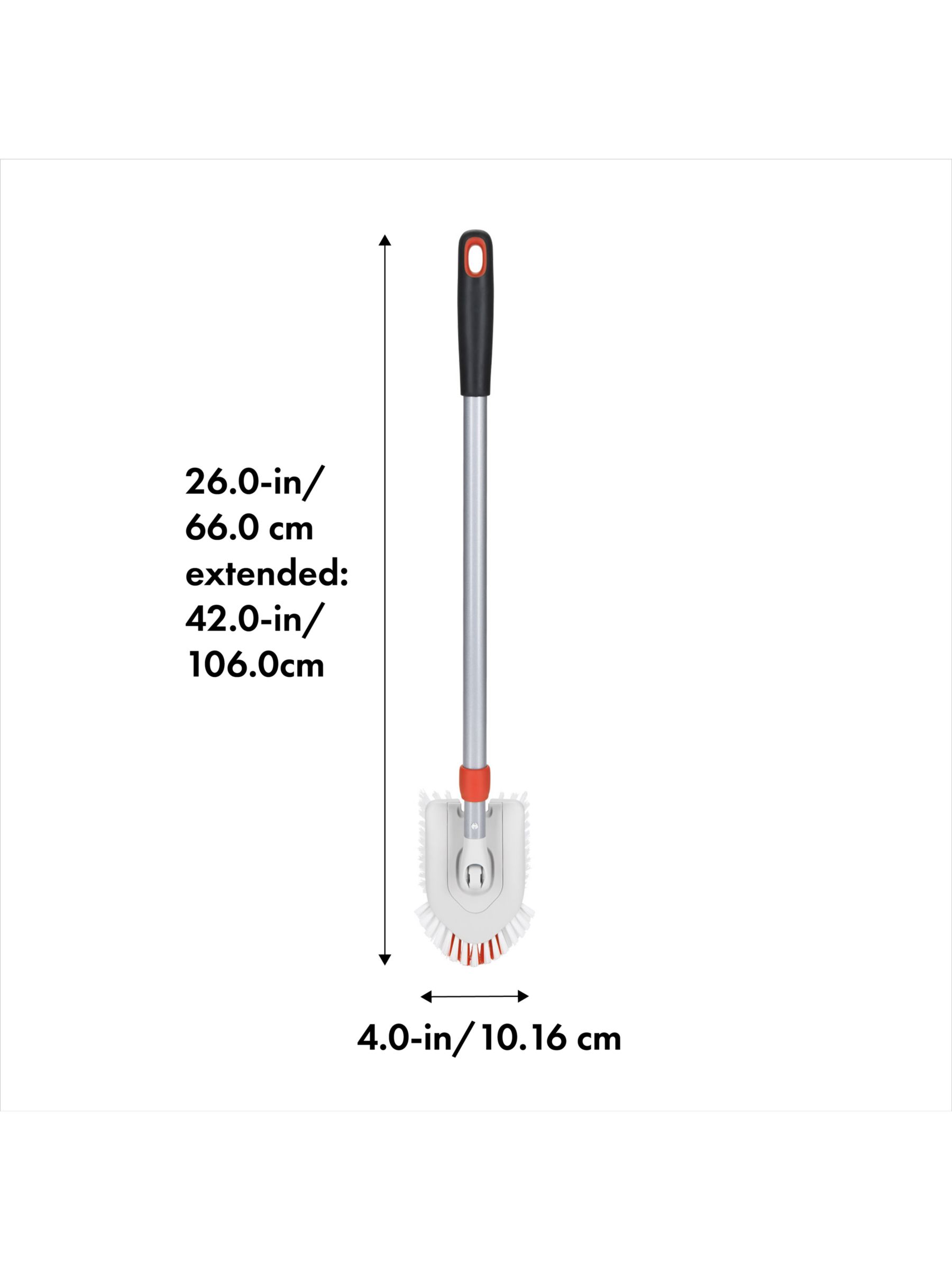 Extendable Tub & Tile Scrubber by OXO Good Grips : comfort grip handle