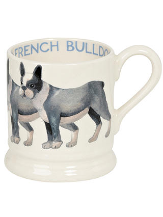 Emma Bridgewater French Bull Dog Half Pint Mug, Multi, 310ml
