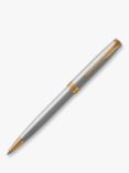 PARKER Sonnet Stainless Steel GT Ballpoint Pen, Silver/Gold
