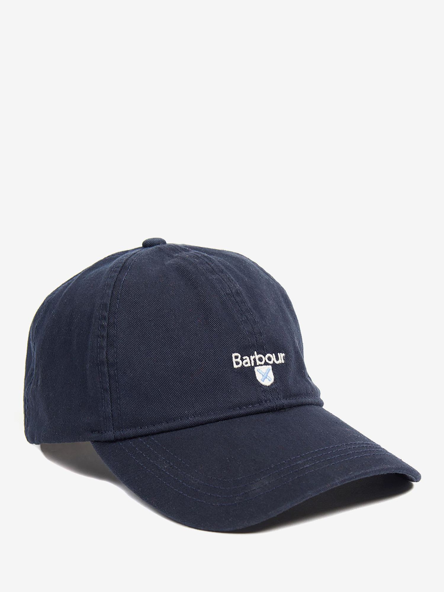 Barbour Cascade Sports Baseball Cap, One Size, Navy at John Lewis ...