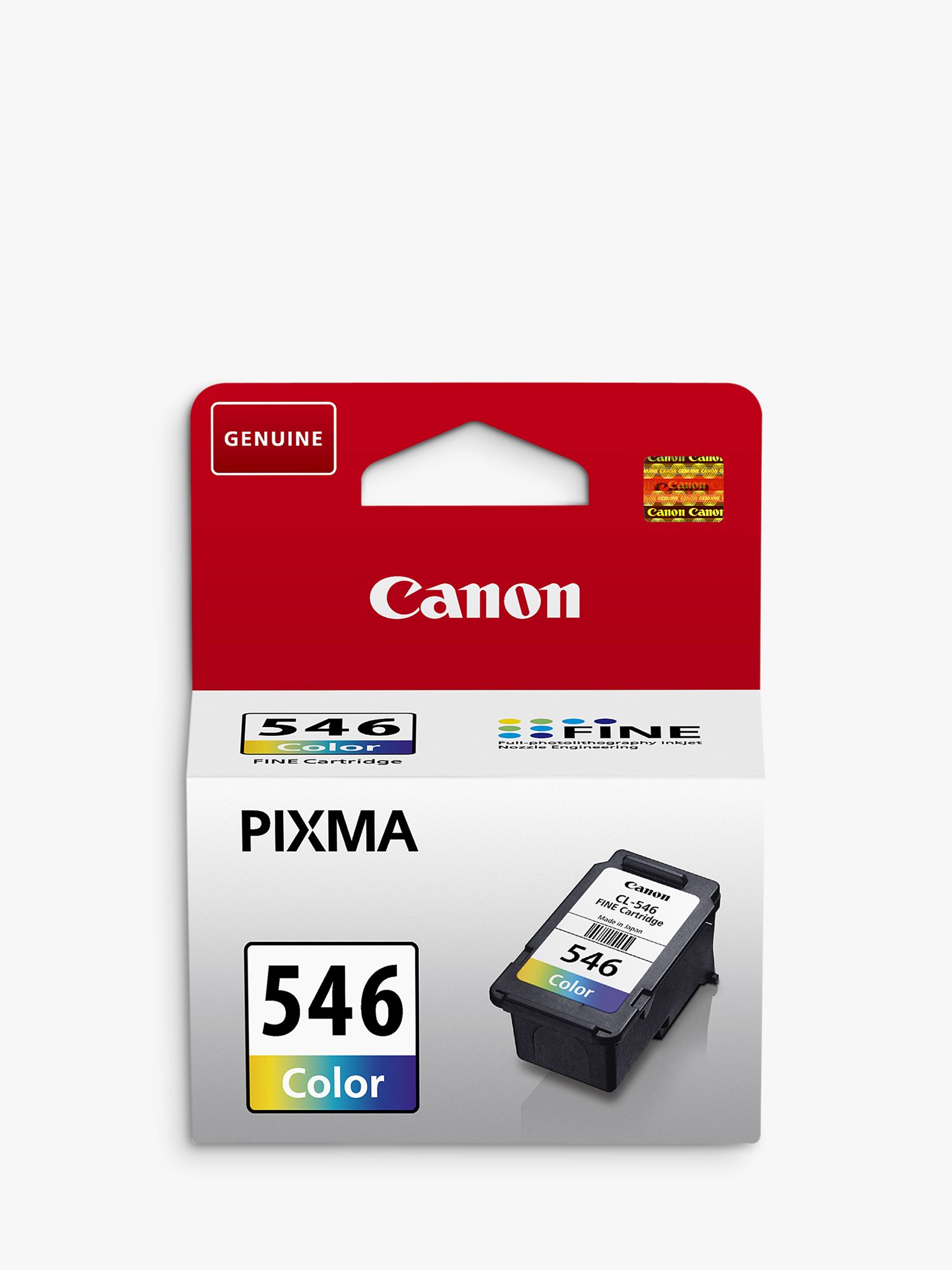 Canon PIXMA PG-545 Black & CL-546 Tri-Colour Ink Cartridge Multipack, Pack  of 2