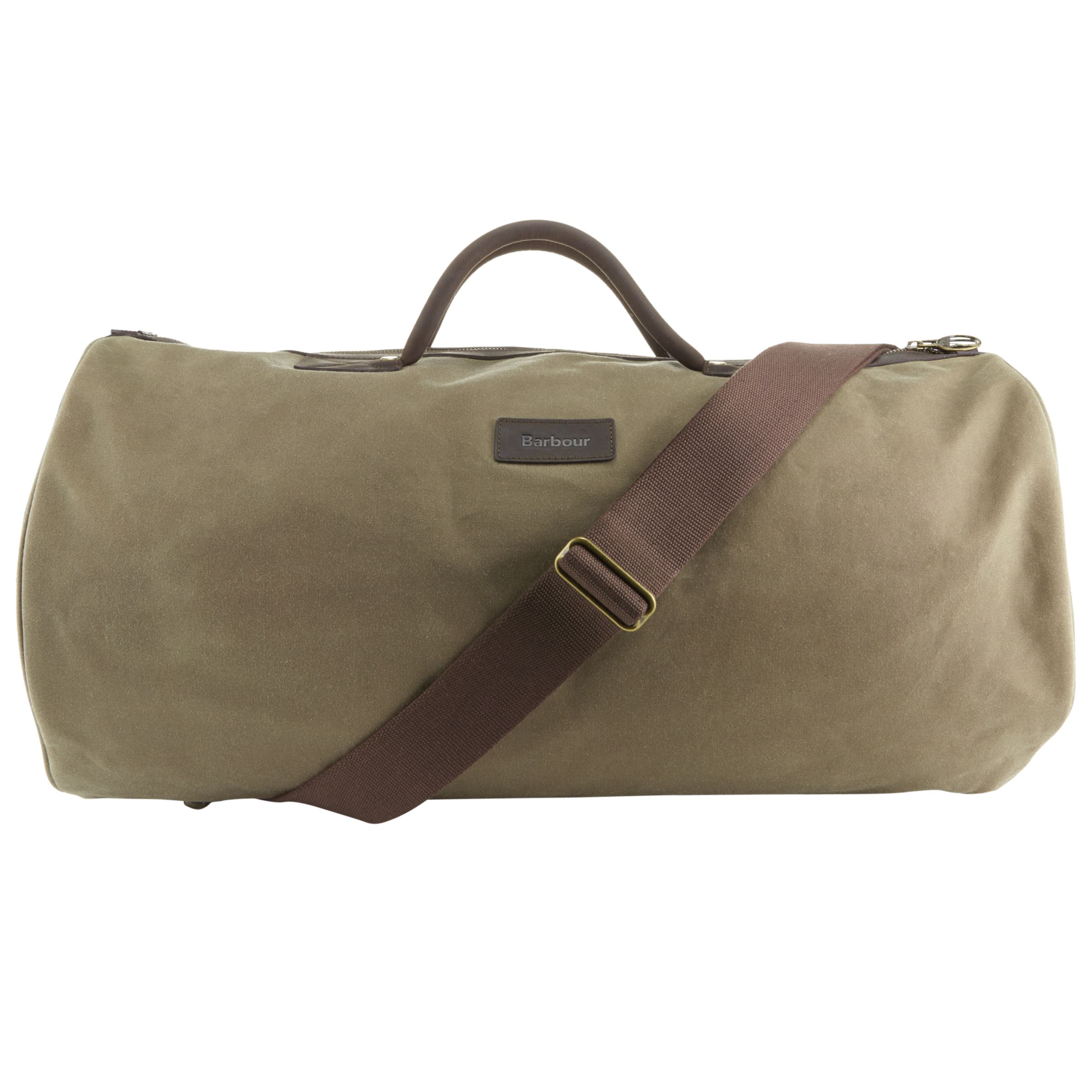Barbour Waxed Cotton Holdall, Sandstone 
