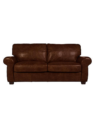 John Lewis & Partners Hampstead Large 3 Seater Leather Sofa